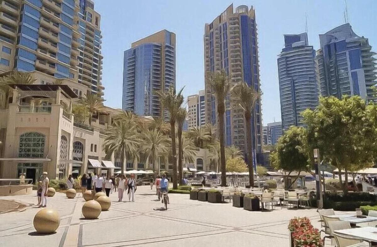 Luxury Apartments In Dubai Marina Екстер'єр фото